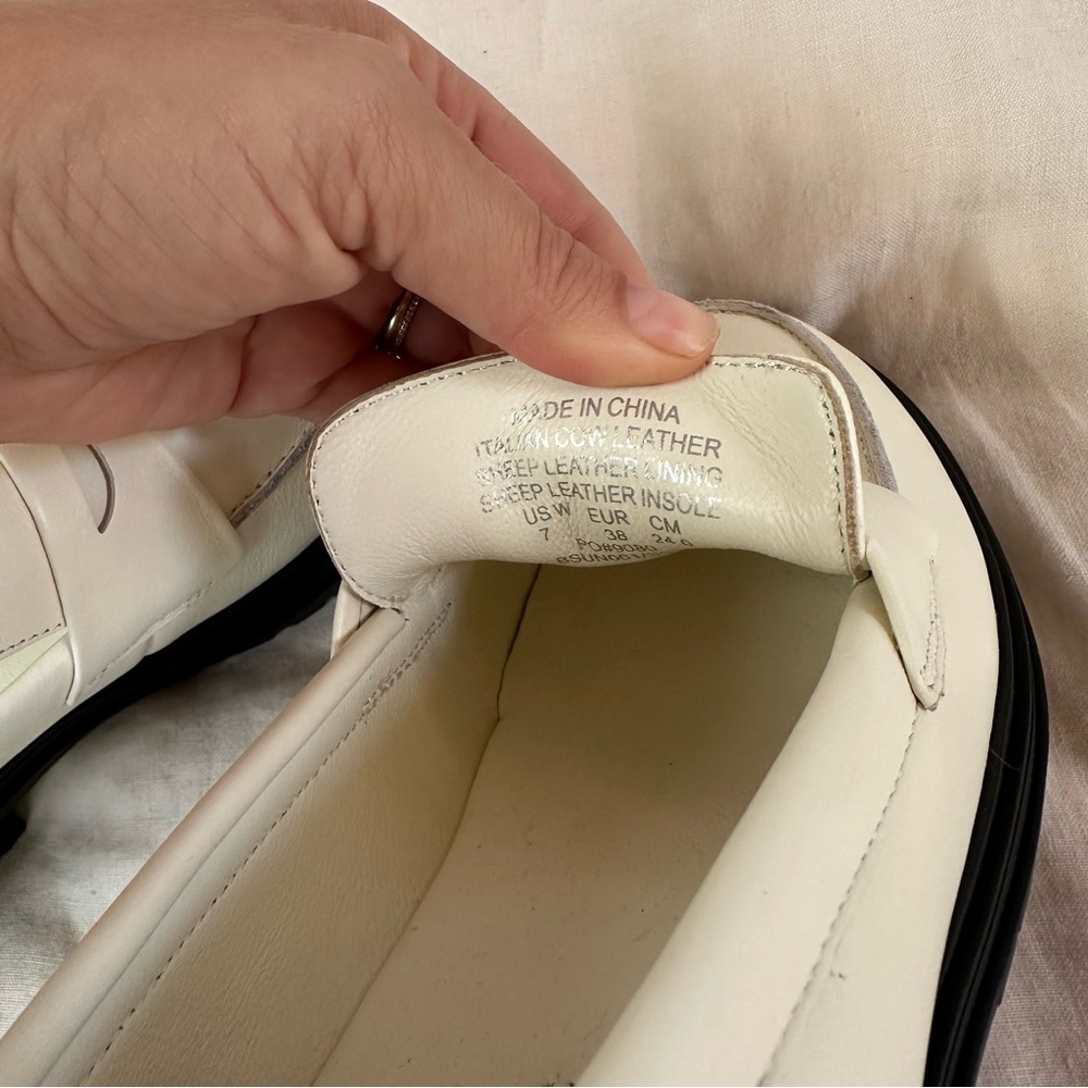Quince Cream Loafers for Women - Picture 5 of 6